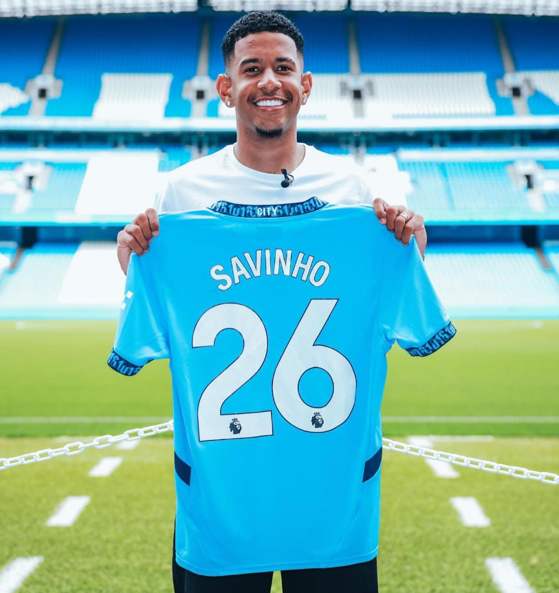 Nowy nabytek Savinho/fot. mancity/instagram