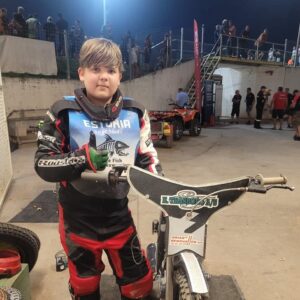 August Lattik na zeszłorocznych Mistrzostwach Europy Par w klasie 250cc