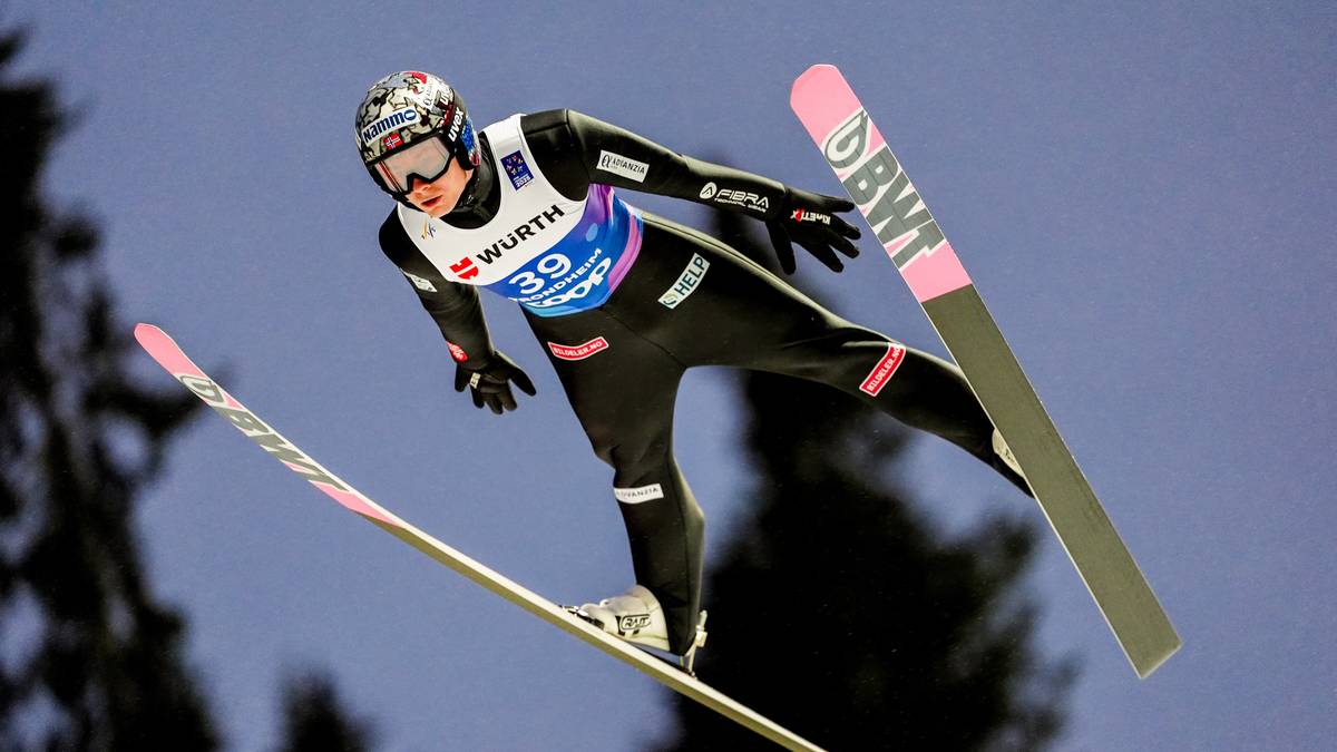 Marius Lindvik został mistrzem świata na skoczni normalnej.