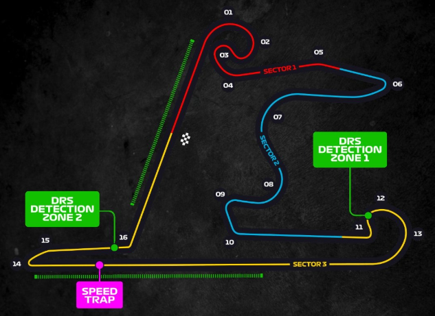 Shanghai Internation Circuit, na ktorym odbędzie się Grand Prix Chin 2025/fot. Holiness/X
